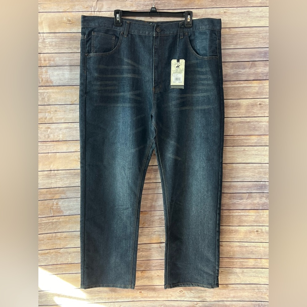 Beverly Hills Polo Club 44W/30L Relaxed Straight Fit Jean- NWT